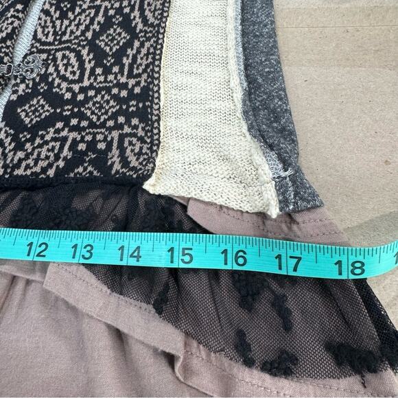 Y2K Women’s lace whimsigoth Grunge lace Cardigan Metal Goth XS Gimmicks BKE - Picture 16 of 16